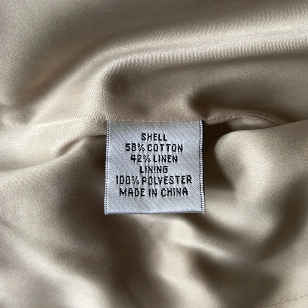 Talbots Women’s blazer with gold accents | Size 14 petite | Color Navy - Picture 5 of 5